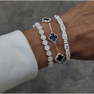 LẮC TAY MULTI CHARMS 10MM - ĐEN