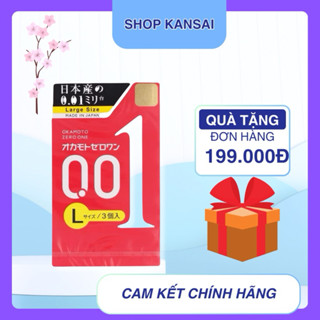 Bao cao su Okamoto Zero One 0.01 nội địa Nhật chính hãng