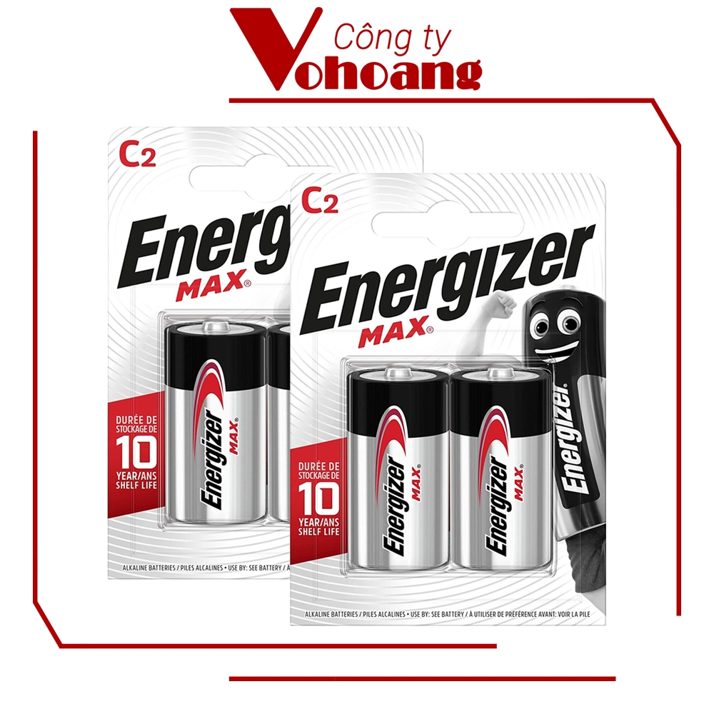 Bộ 4 pin C Alkaline Energizer E93 chất lượng cao chống chảy