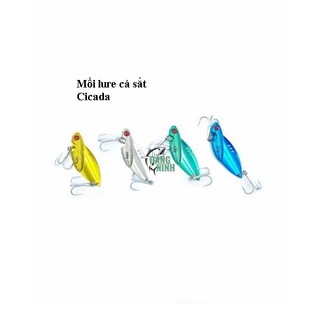 Mồi lure cá sắt Orichi, Fishen, Cicada, mồi phản quang, mồi giả, mồi câu cá