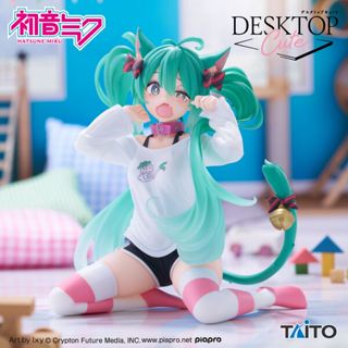 15cm Full Box mèo cute [ hỏa tốc hcm ] Mô hình nhân vật Vocaloid - Hatsune Miku - Nekomimi T-Shirt ver.
