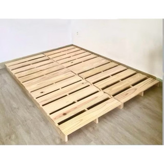 Giường Pallet gỗ thông gấp gọn nhập khẩu cao 12cm, đủ kích thước, đa dạng mẫu mã