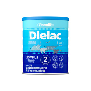 [Mẫu mới] Sữa bột Dielac GrowPlus Vinamilk 1.4KG - Số 1+ và  2+