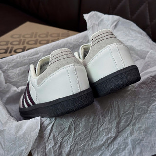 Siêu Phẩm Giày Thể Thao [ Giày thể thao Sneaker 91 ] Giày samba OG Wonder whiter maroon Giày samba og sọc đỏ mận