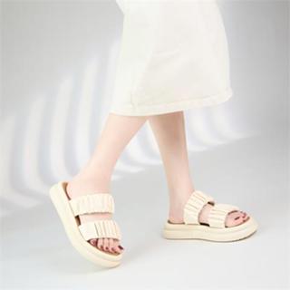  Dép Nữ MWC 8509 - Dép Nữ Quai Ngang Nhún Đế Bánh Mì Trẻ Trung Năng Động 