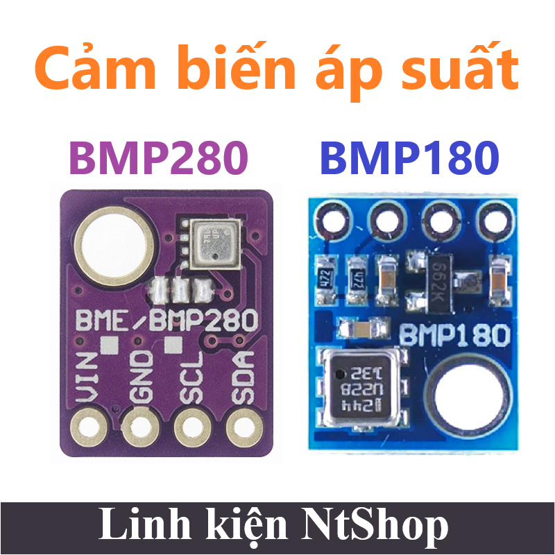 Cảm biến áp suất BMP180 / BMP280 đo nhiệt độ / Áp suất / Khoảng cách