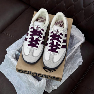 Siêu Phẩm Giày Thể Thao [ Giày thể thao Sneaker 91 ] Giày samba OG Wonder whiter maroon Giày samba og sọc đỏ mận