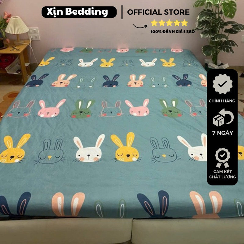 [BÁN RẺ LẤY TƯƠNG TÁC] Ga Chống Thấm Cotton Hàn Quốc, Nằm Trực Tiếp Không Nóng, Không bí, K Sột Soạt