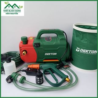 Máy rửa xe có chỉnh áp Dekton DK-CWR2951,công suất 2950W,có công tắc an toàn chống rò điện