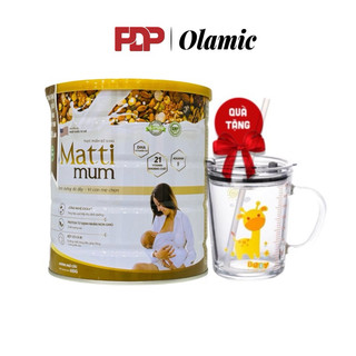 Sữa hạt lợi sữa Mattimum lon 650g chính hãng hỗ trợ lợi sữa cho mẹ sau sinh