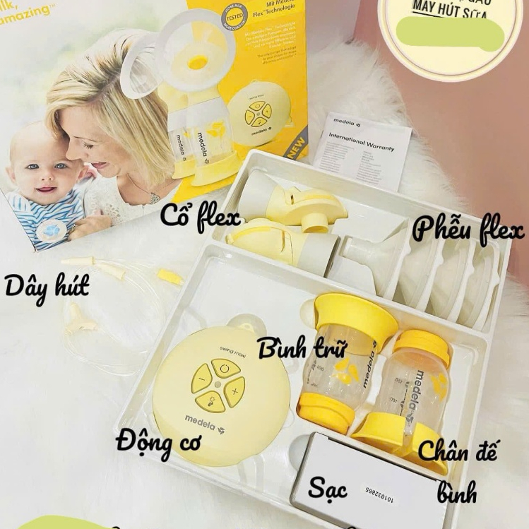 Máy hút sữa có medela swing flex new không hộp