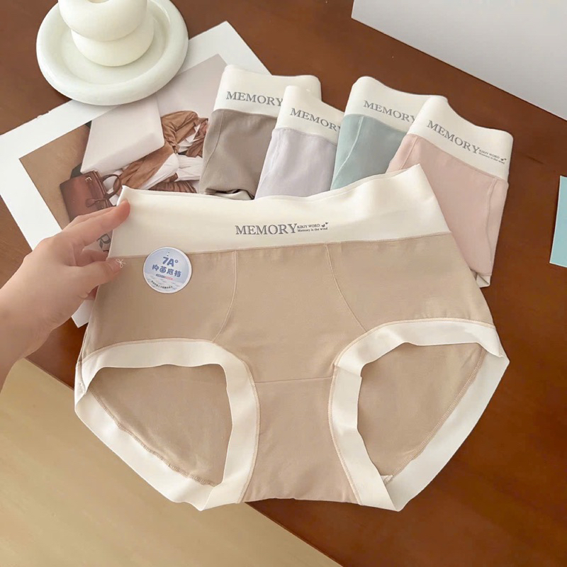 Quần Lót Nữ Cotton Cạp Cao Kháng Khuẩn Timi