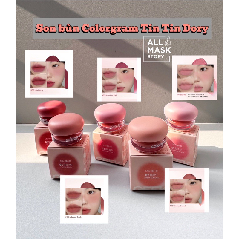 Son bùn Colorgram bản lì Tintin Dory