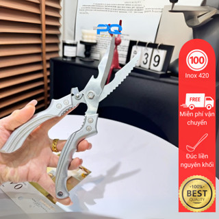 Kéo inox chockmen nhà bếp cắt gà vịt cá thực phẩm đa năng