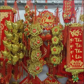 100 Mẫu Dây Treo Trang Trí Tết 2025, Liễn Khánh Decor Trang Trí Nhà Cửa Lễ Hội May Mắn Xuân 2025