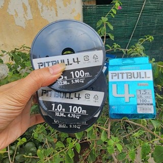 Dây Dù 100m Câu Cá PE Pitbull X4