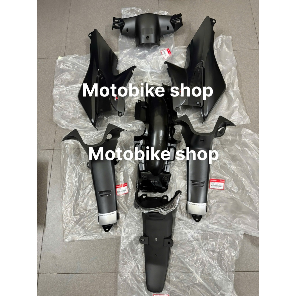  nhựa nhám đen dàn áo có tem sẵn xe wave a 100 rs100 s100 chính hãng 