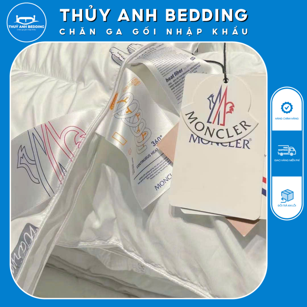 Ruột chăn lông vũ Moncler siêu nhẹ nhưng cực kì ấm áp