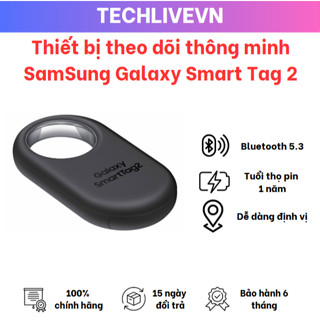SmartTag2 - Thiết bị định vị thông minh Samsung Galaxy Smart Tag 2, Tag 2, SmartTag2 - Hàng chính hãng - TECHLIVEVN