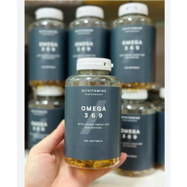 Viên uống Omega 369 Myvitamins hộp 120 viên hàng Pháp