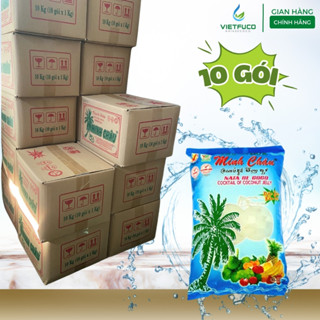 Thùng 10 Túi Thạch dừa Minh Châu tuổi thơ ( 10 túi x 1kg )