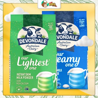 [Mẫu Mới] Sữa bột Devondale nguyên kem-tách kem 1kg nội địa Úc