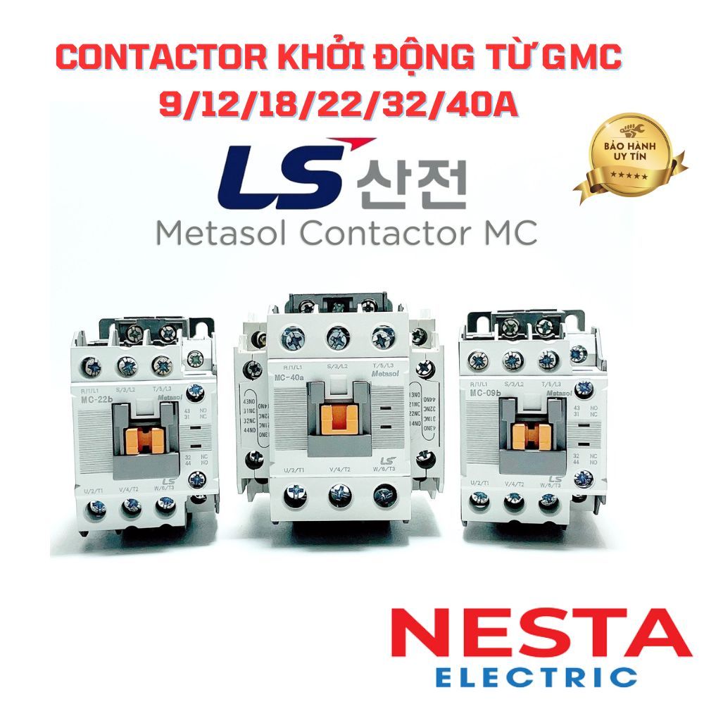 Contactor Khởi Động Từ GMC 9/12/18/22/32/40A Chất Lượng Cao