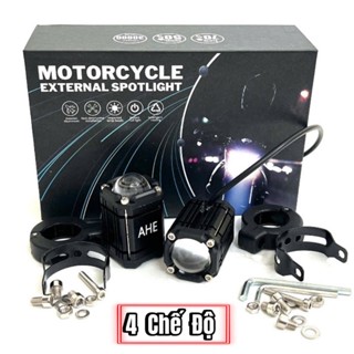 Đèn Trợ Sáng Bi Cầu Mini W2, 4 Chế Độ- Tích Hợp Auto Passing Bản Mới Nhất 2025 Chống Nước Bảo Hành 12 Tháng (Giá 1 Đèn)