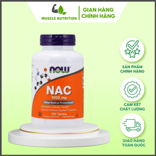 NAC Viên Uống Hỗ Trợ Giải Độc Gan NOW NAC 1000mg 120 Viên