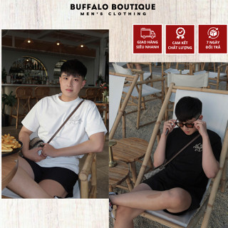 Áo Phông Nam Lờ Vê Thêu Logo Nhỏ Quanh Áo Siêu Nét - Áo Thun Nam Nữ Luôn Vui Tươi Thêu Logo Chữ Ký Cao Cấp