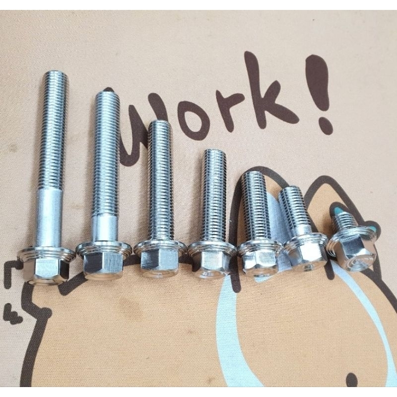 ôc salaya thái đầu trụ inox 304 không gỉ size 6li _ 8li _ 10 li chiều dài đủ kích cỡ