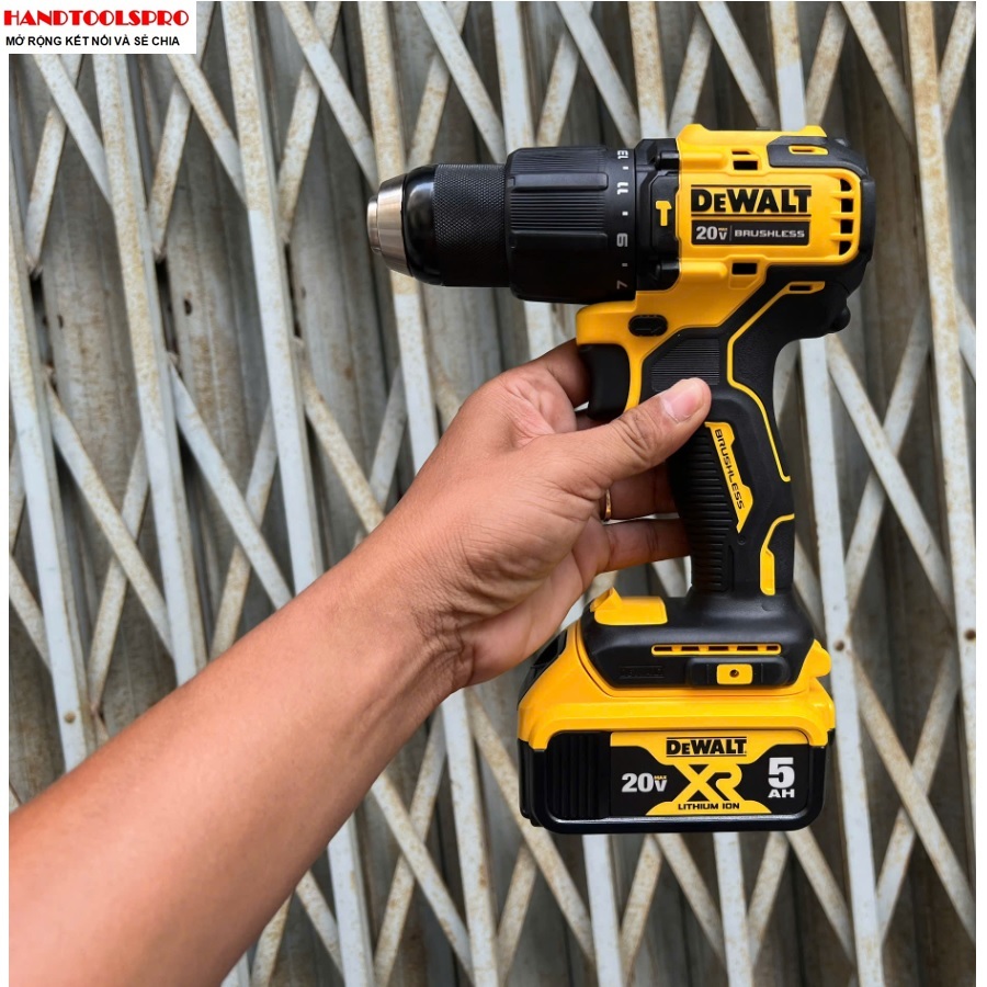 Bộ Máy khoan dùng pin DeWALT 20V DCD709P2 (SET 5Ah) không chổi than