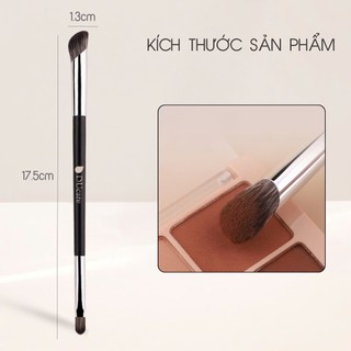 Cọ trang điểm che khuyết điểm/khối mũi kích thước 15*2 cm chất liệu thân bằng nhựa sợi nylon và sợi tơ nhân tạo Ducare