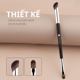 Cọ trang điểm che khuyết điểm/khối mũi kích thước 15*2 cm chất liệu thân bằng nhựa sợi nylon và sợi tơ nhân tạo Ducare