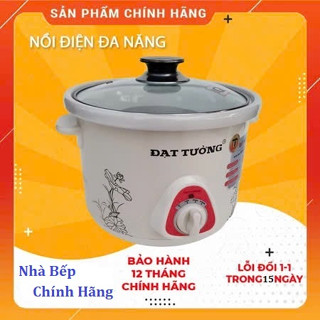  Nồi Nấu Chậm ĐẠT TƯỜNG   Nồi kho thịt cá   Nồi điện đa năng Đạt Tường Chính Hãng 