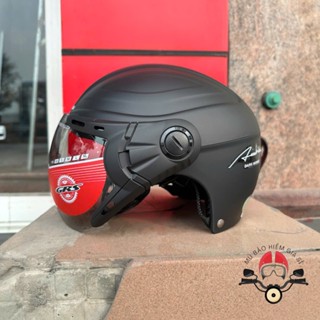  Mũ bảo hiểm GRS A860K nửa đầu có kính chắn gió bụi và tia uv chính hãng GRS 