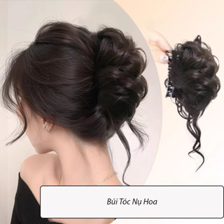  Kẹp Tóc Giả Búi Tròn Hoa Nụ - Dụng Cụ Tạo Kiểu Búi Cao Tự Nhiên Phồng Đỉnh Đầu Giả Tóc Trung Hoa 393465 