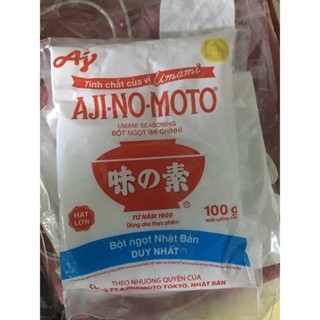 Bột Ngọt / Mì Chính Hạt Lớn  Ajinomoto 100g ( Date Mới )