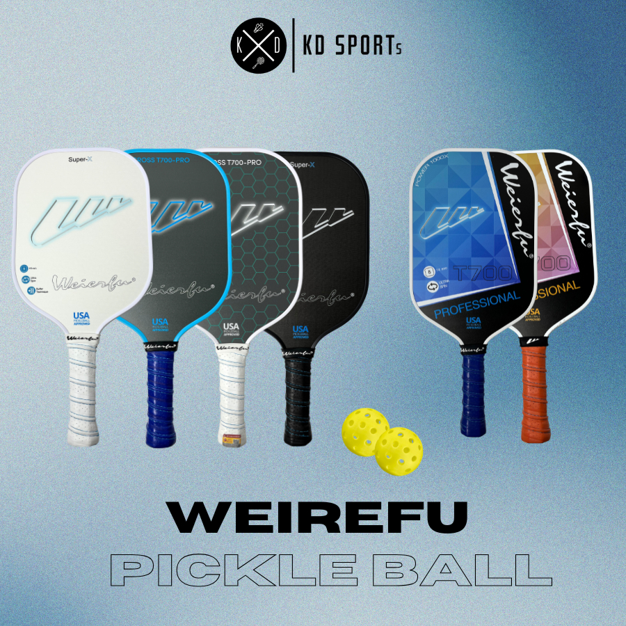 [CHÍNH HÃNG} Vợt Pickleball Weierfu Cross T700 Pro Chính Hãng, Chất Liệu Carbon, Dành Cho Người Bán 