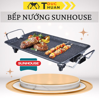 Bếp nướng điện Sunhouse SHD4607 công suất 1500w mặt tráng men chống dính BH 12 tháng - DT HOME