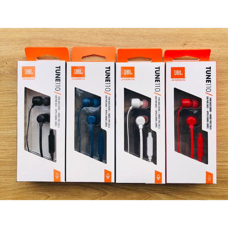 [SHIP HỎA TỐC] Tai Nghe Có Dây JBL T110 Dây Dẹp Không Bị Rối Bass có mic, Bass cực mạnh đánh chuyên game | BigBuy360 - bigbuy360.vn