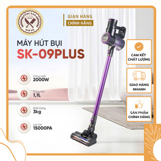 Máy Hút Bụi Cầm Tay SEKA SK-09MAX PLUS Nâng Cấp Toàn Diện, Hút Bụi Lau Sàn, Tự Động Làm Sạch Con Lăn-kim hà
