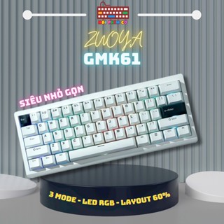 [HOẢ TỐC] BÀN PHÍM GMK61 | MẠCH XUÔI 1.5MM NON FLEX CUT | HOTSWAP 5 PIN | 3 MODES | LED RGB TỪNG PHÍM | GASTKET MOUNT