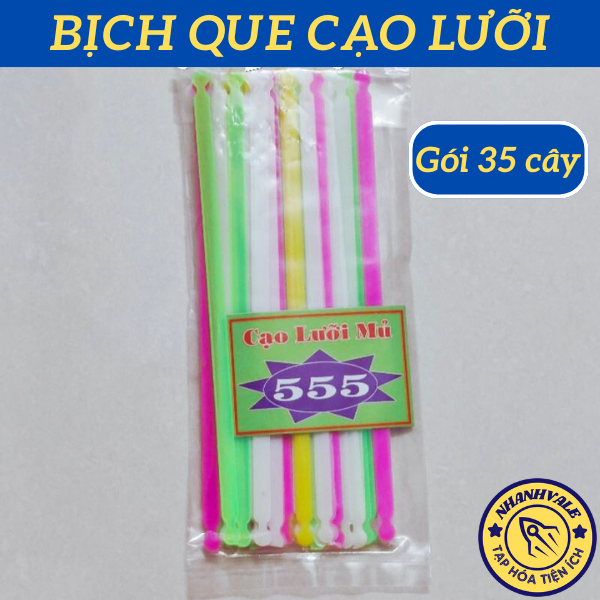 Bịch que cạo lưỡi mủ (35 cây)