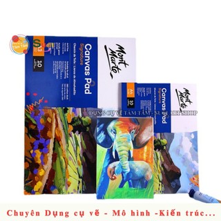 [ Tâm Tâm ] Sổ Canvas Mont Marte , Canvas Pad Mont Marte xé từng tờ, vẽ tranh Acrylic, Sơn dầu