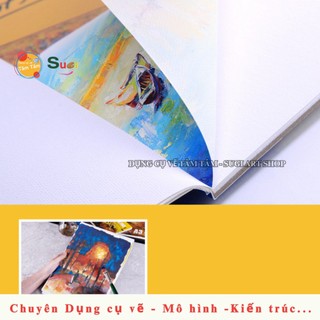 [ Tâm Tâm ] Sổ Canvas Mont Marte , Canvas Pad Mont Marte xé từng tờ, vẽ tranh Acrylic, Sơn dầu