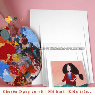 [ TÂM TÂM ] Canvas Mont Marte dạng ép mỏng , Canvas Panels vẽ tranh Acrylic, Sơn Dầu