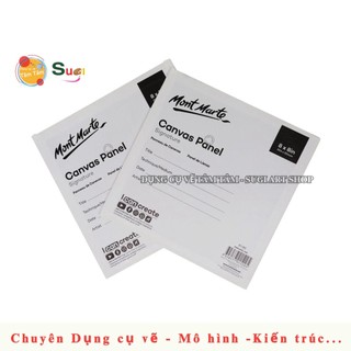 [ TÂM TÂM ] Canvas Mont Marte dạng ép mỏng , Canvas Panels vẽ tranh Acrylic, Sơn Dầu