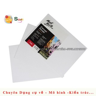 [ TÂM TÂM ] Canvas Mont Marte dạng ép mỏng , Canvas Panels vẽ tranh Acrylic, Sơn Dầu
