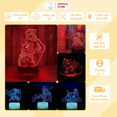 Đèn LED Trang Trí Energy Green Lighting Nhân Vật LOL DL-5003 - Decor Phòng Ngủ / Gaming - Có Khiển